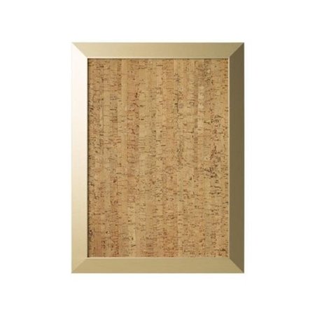 OFFICETOP Decorative Cork Bulletin Board with Gold Frame; 18 x 24 in. OF1319343